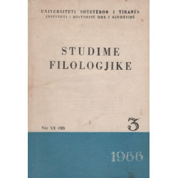 Studime filologjike 1966, vol. 3